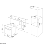 Lò Nướng Malloca MOV-65DA (Kính đen)